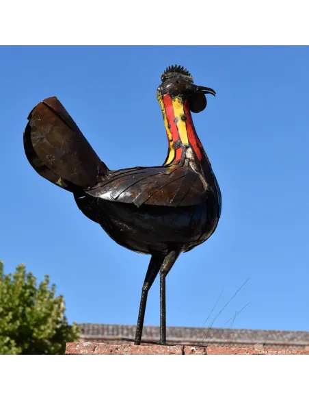 Poule "Paulette" en métal